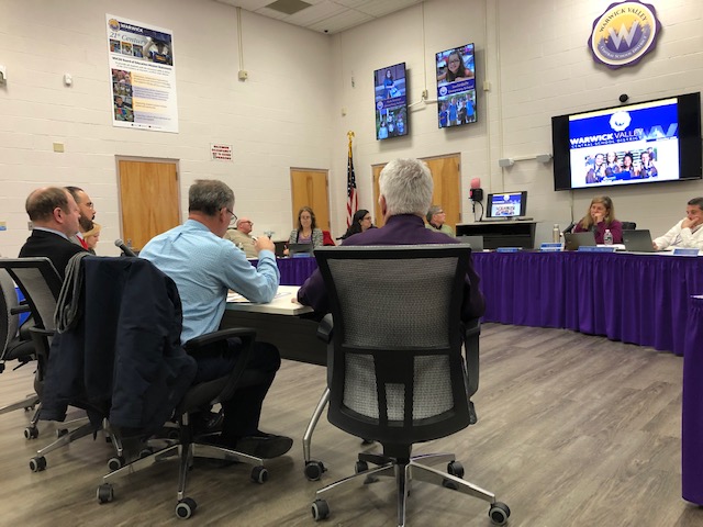 Warwick School Board Meeting