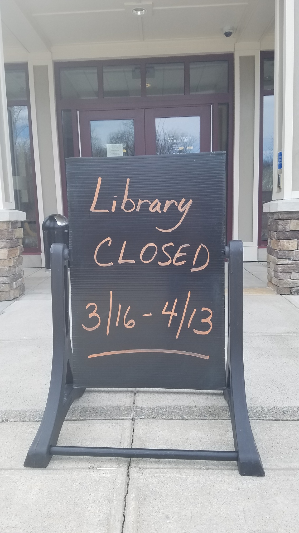 Albert Wisner Library Closed