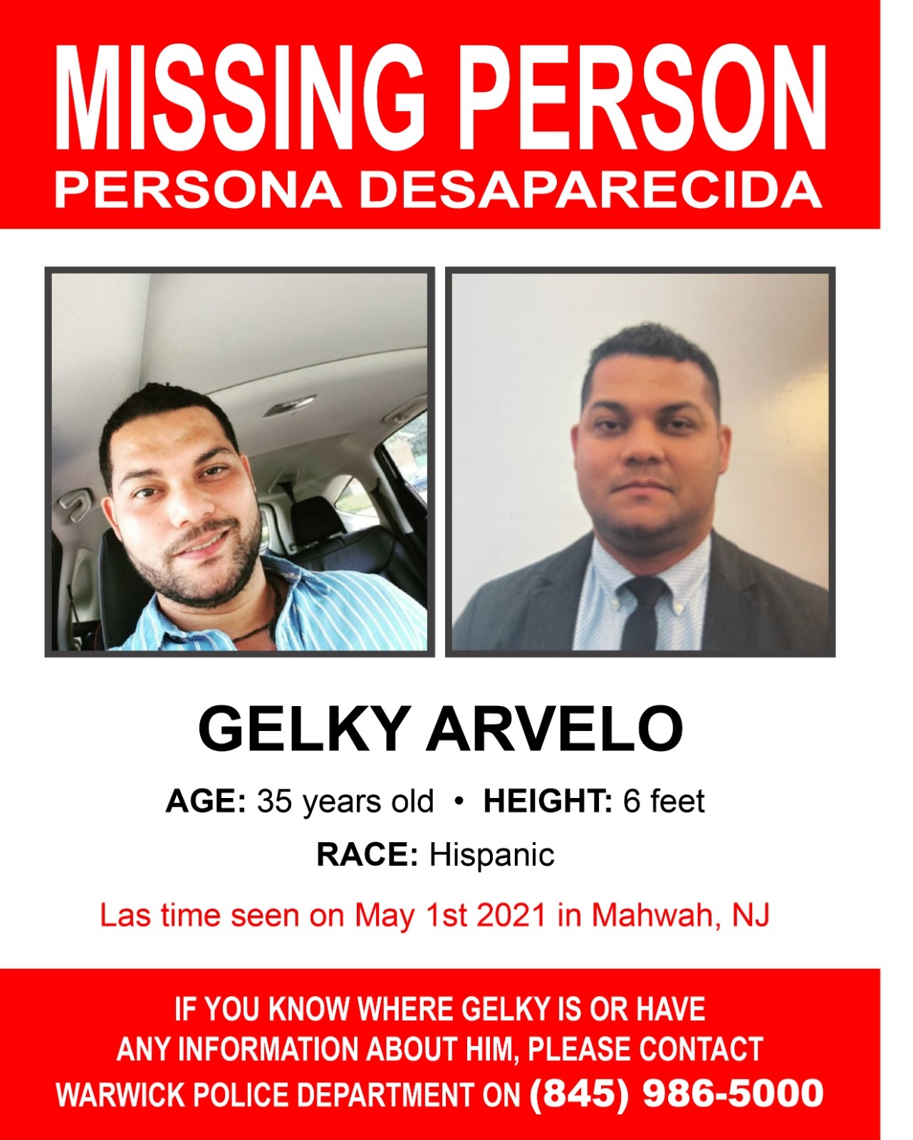 Photo_Missing Person Gelky Arvelo