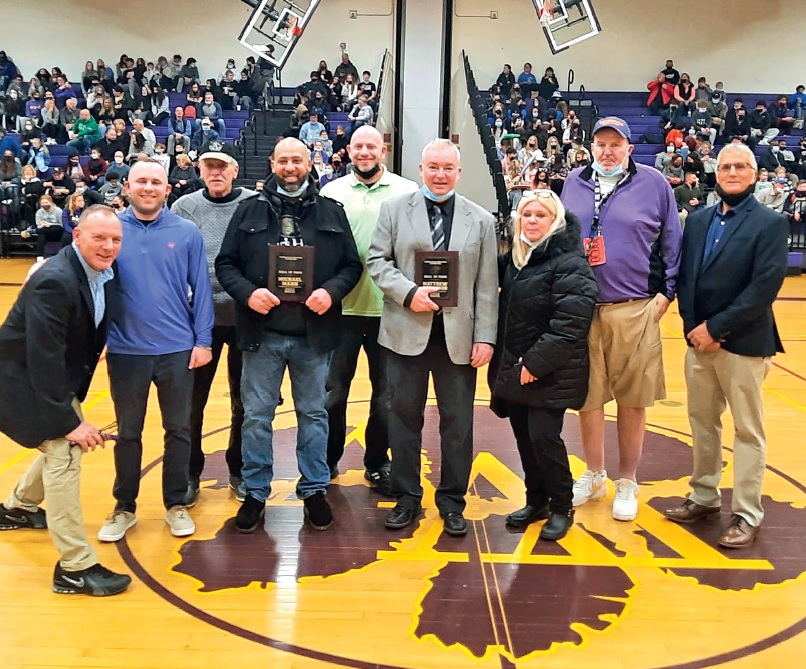 The 2022 Class of Inductees in the WVHS Basketball Hall of Fame