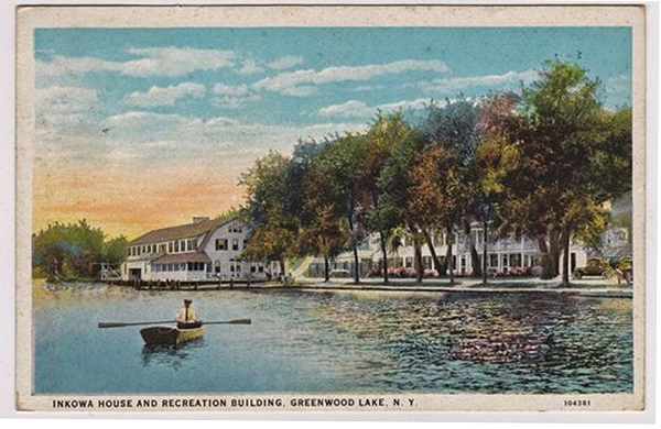Historical postcard of Camp Inkowa