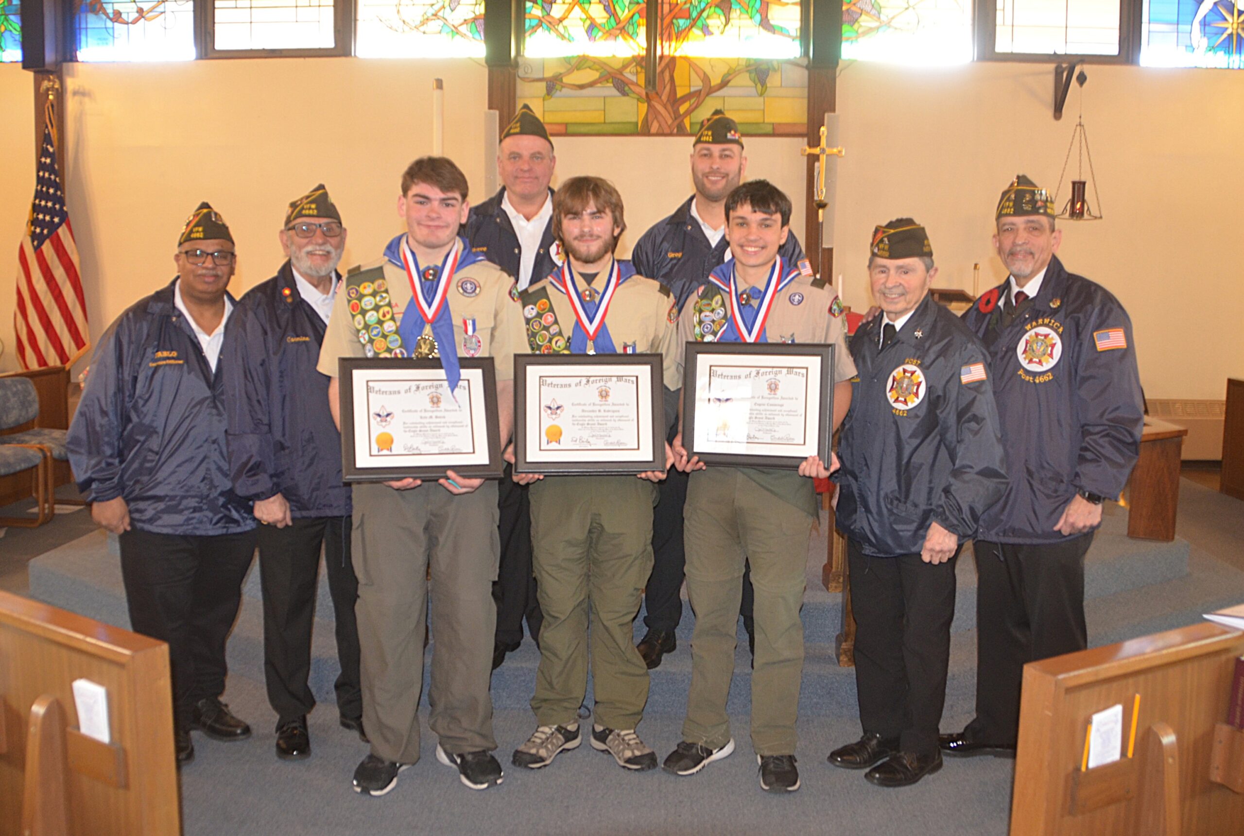 Eagle Scout Court of Honor Ceremony in Warwick