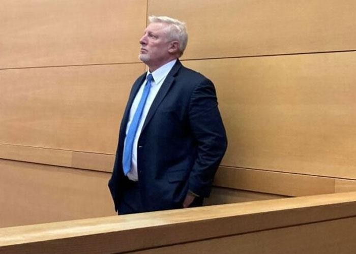 Defense attorney Paul Weber during a break in the courtroom on Monday