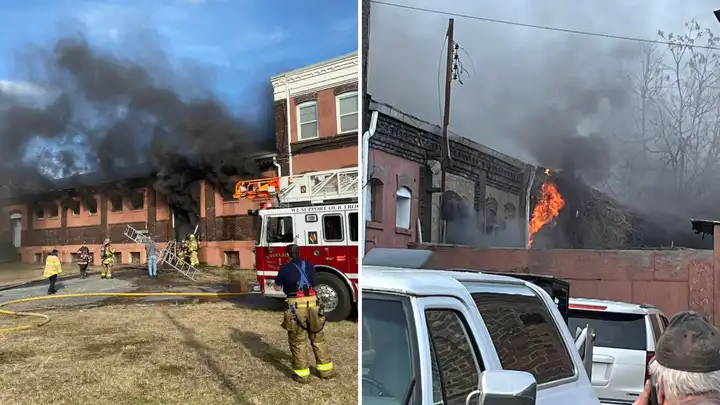 fire on Midland